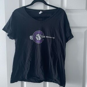 Colorado Rockies Black T-Shirt